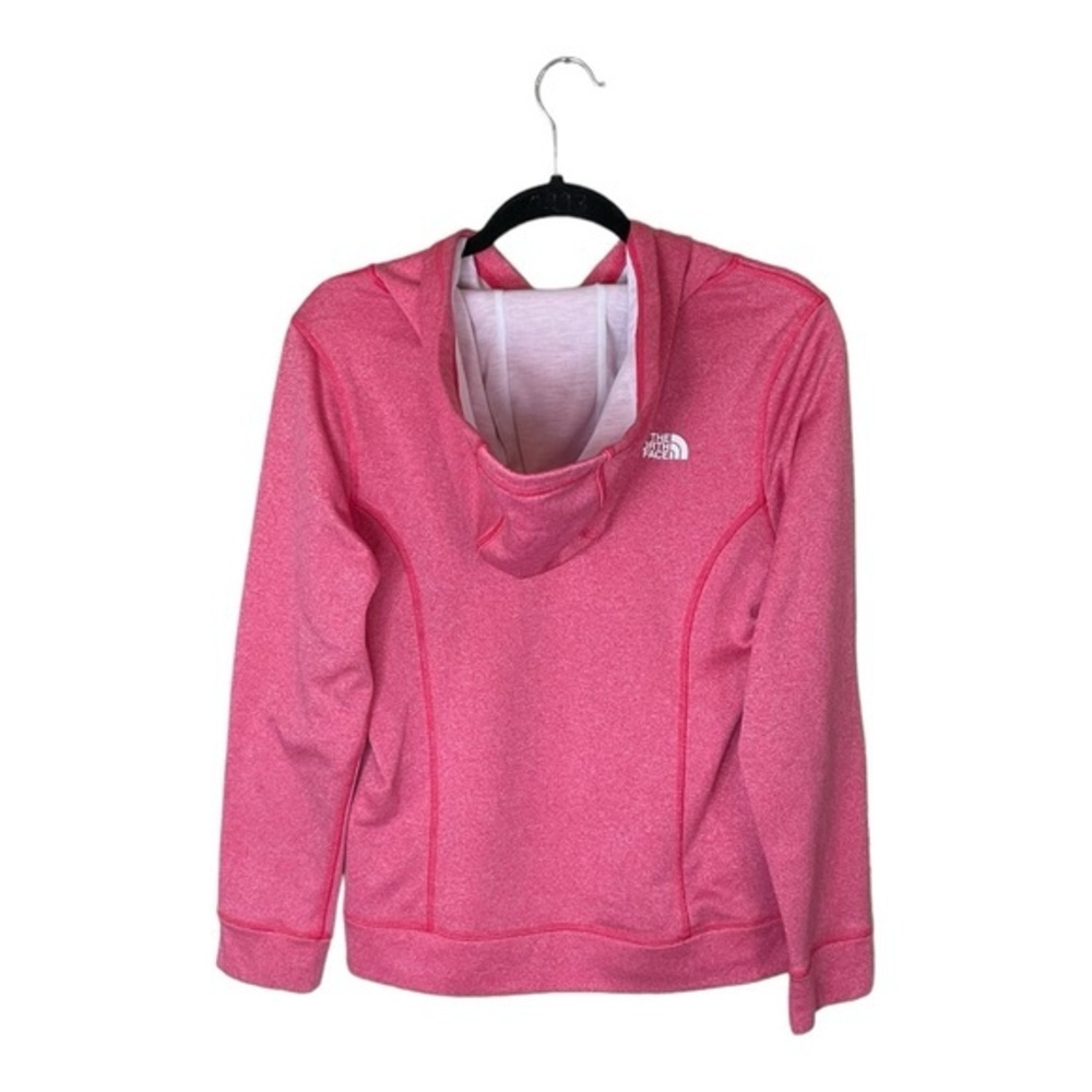 The North Face Heather Pink and White Hoodie with Front‎ Pocket Size Small - Picture 2 of 5